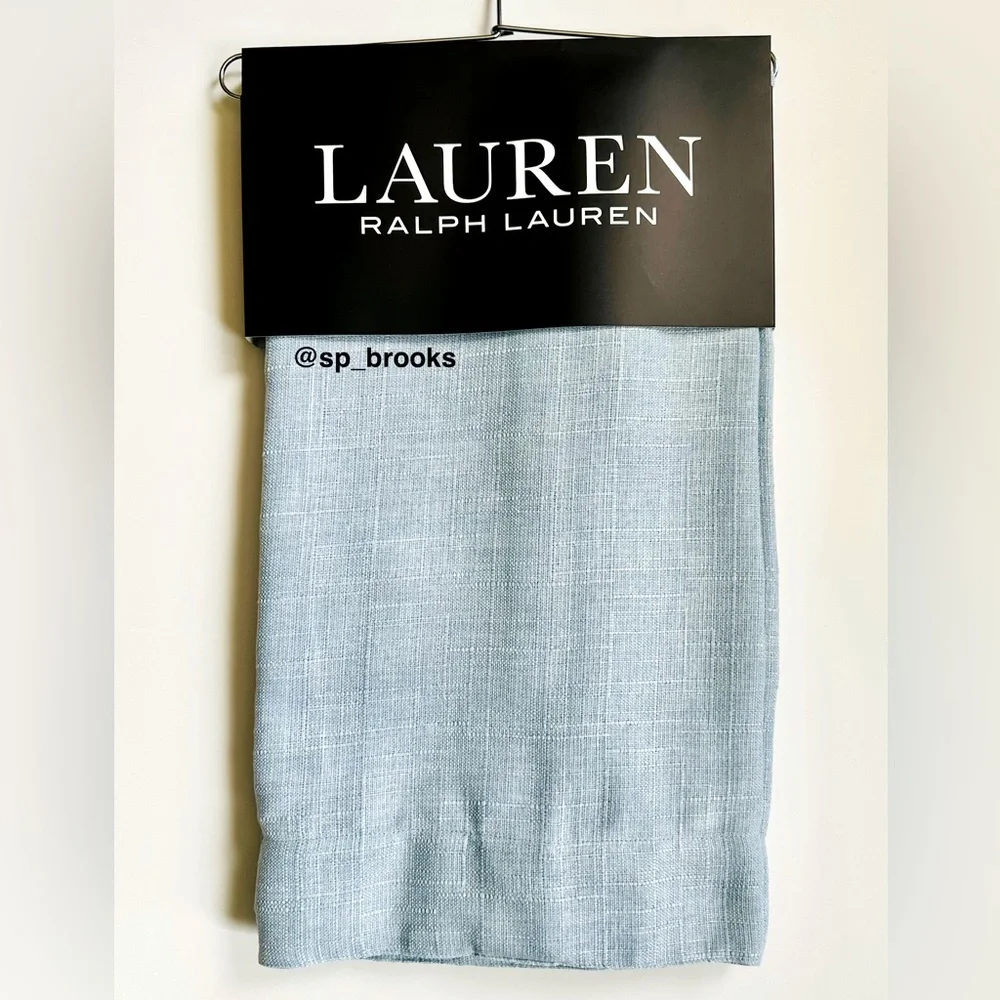 🎁LAUREN Ralph Lauren 2 Back Tab Rod Pocket Curtain Panels - 54” x 84” - Hartford